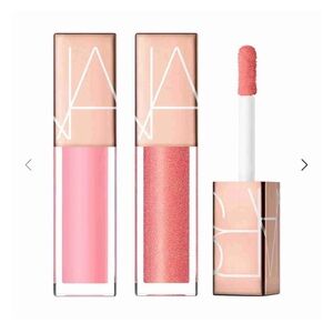 NARS ~ ‘TURKISH DELIGHT & ORGASM’ Mini Afterglow Lip Shine Duo ~ RARE & HTF NIB